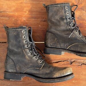 Frye Veronica Combat Boots, size 6.5